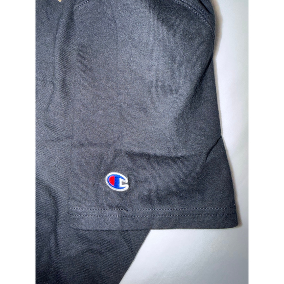 NWT S Men's Champion Black Heritage T Streetwear Multi-color Logo Old English - Picture 8 of 10